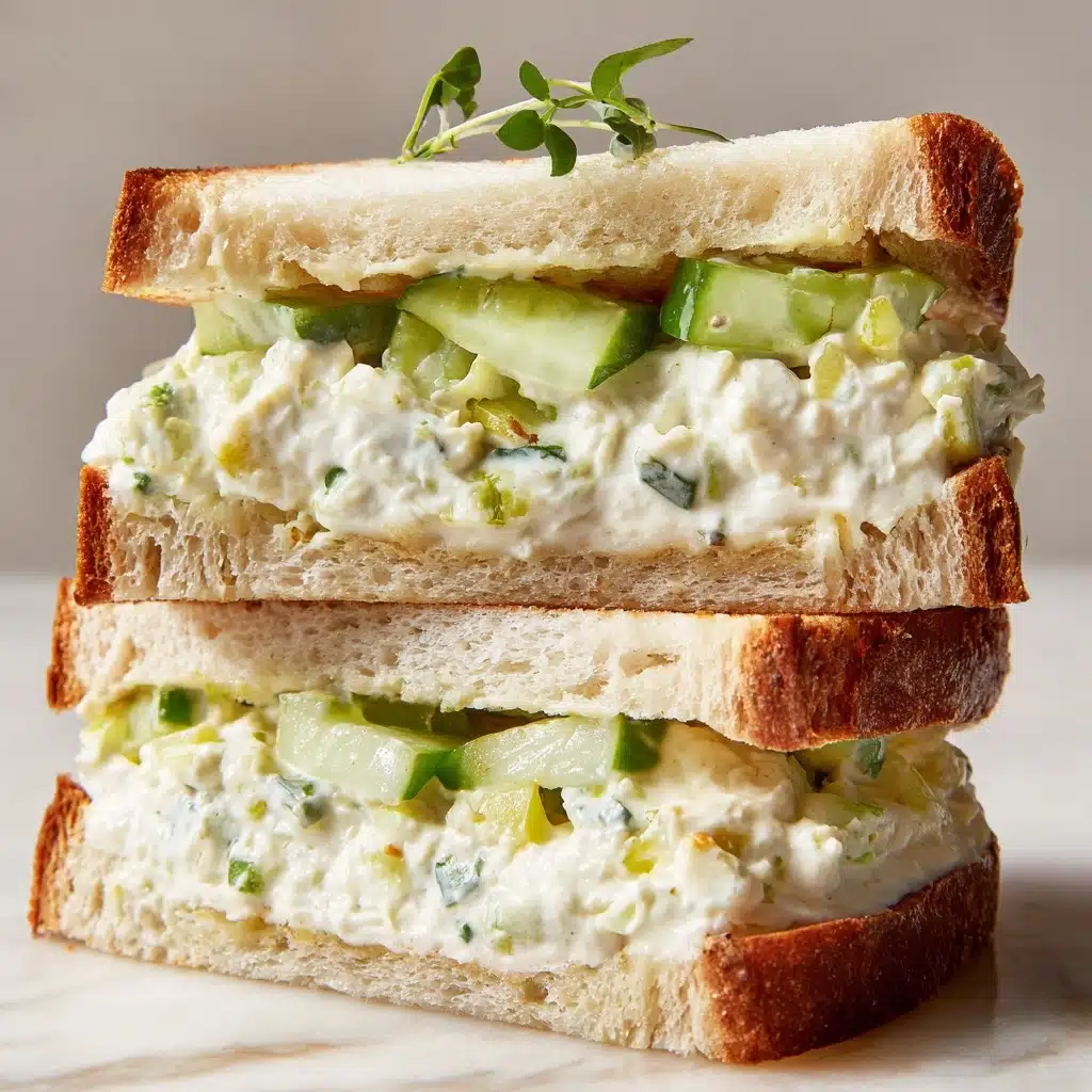 Creamy Cucumber Tea Sandwiches Recipe - Recipe Image