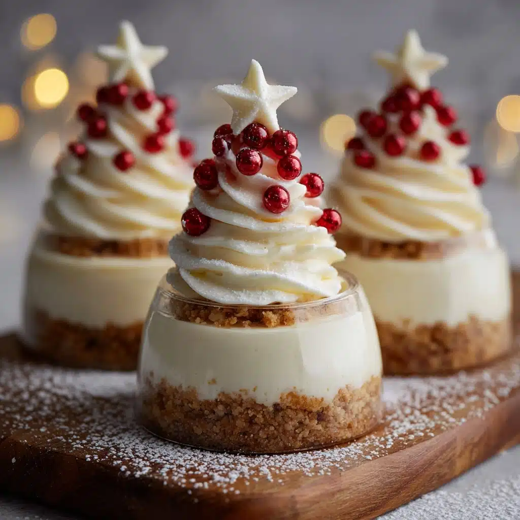 Snow Globe Cheesecake Bites with Cookie Crust Recipe - Recipe Image