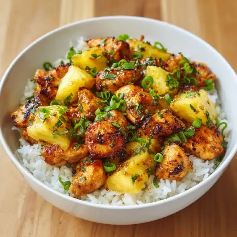 Tropical Pineapple Chicken & Rice Delight: A Flavorful Island-Inspired Meal Recipe