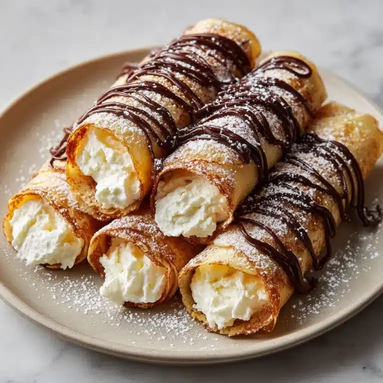 Nutella Cream-Filled Crepes Recipe