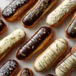Chocolate Éclairs with Vanilla Filling Recipe