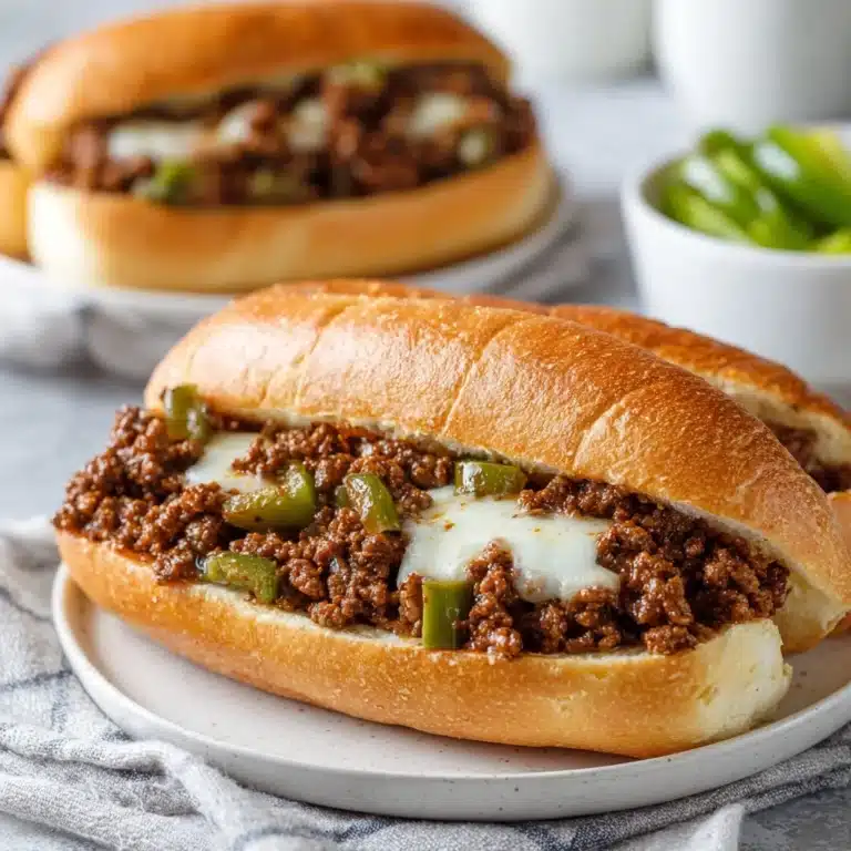 Ground Beef Philly Cheese Steak Recipe