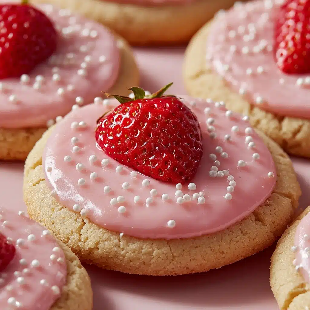 Strawberry Sugar Cookies Recipe - Recipe Image