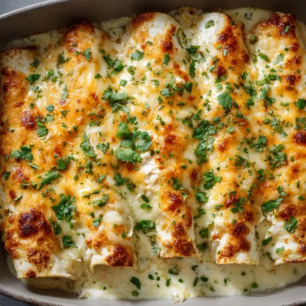 White Chicken Enchiladas Recipe - Recipe Image