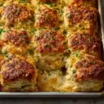 Cheddar Biscuit Breakfast Casserole Recipe
