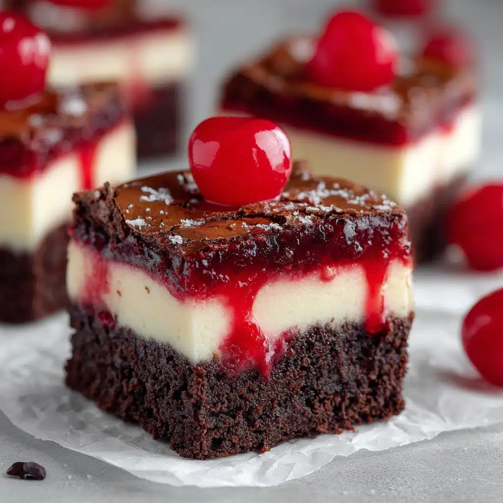 Cherry Cheesecake Brownies Recipe - Recipe Image