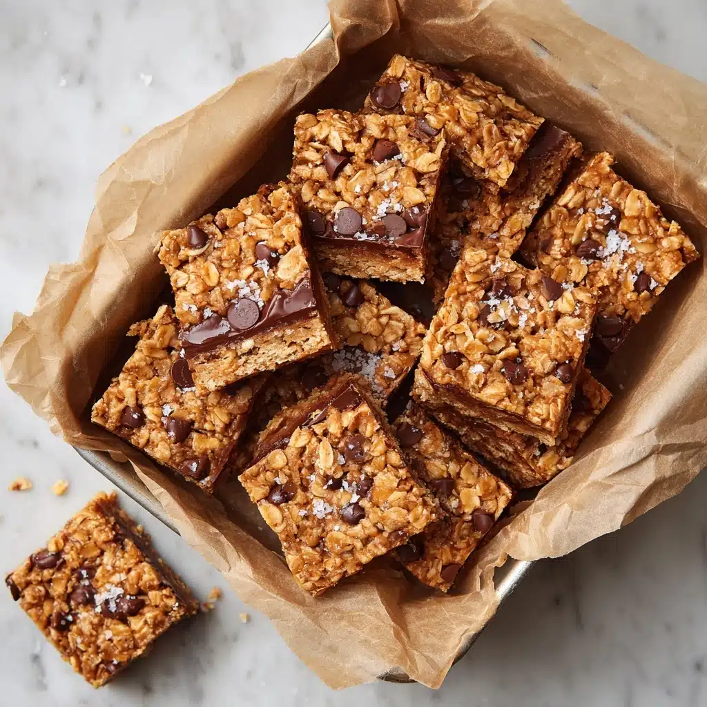Healthy Chocolate Chip Oatmeal Bars Recipe