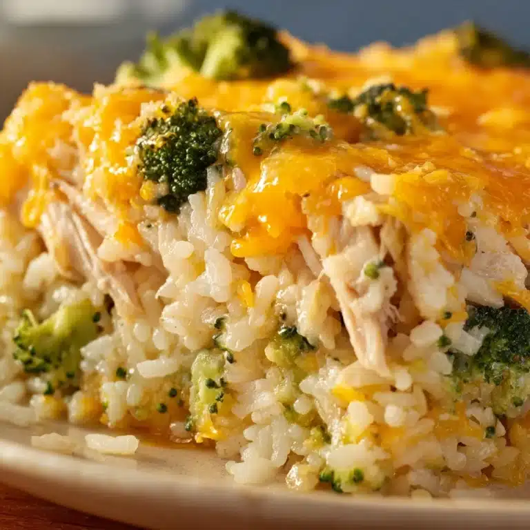 Crockpot Cheesy Chicken Broccoli Rice Recipe