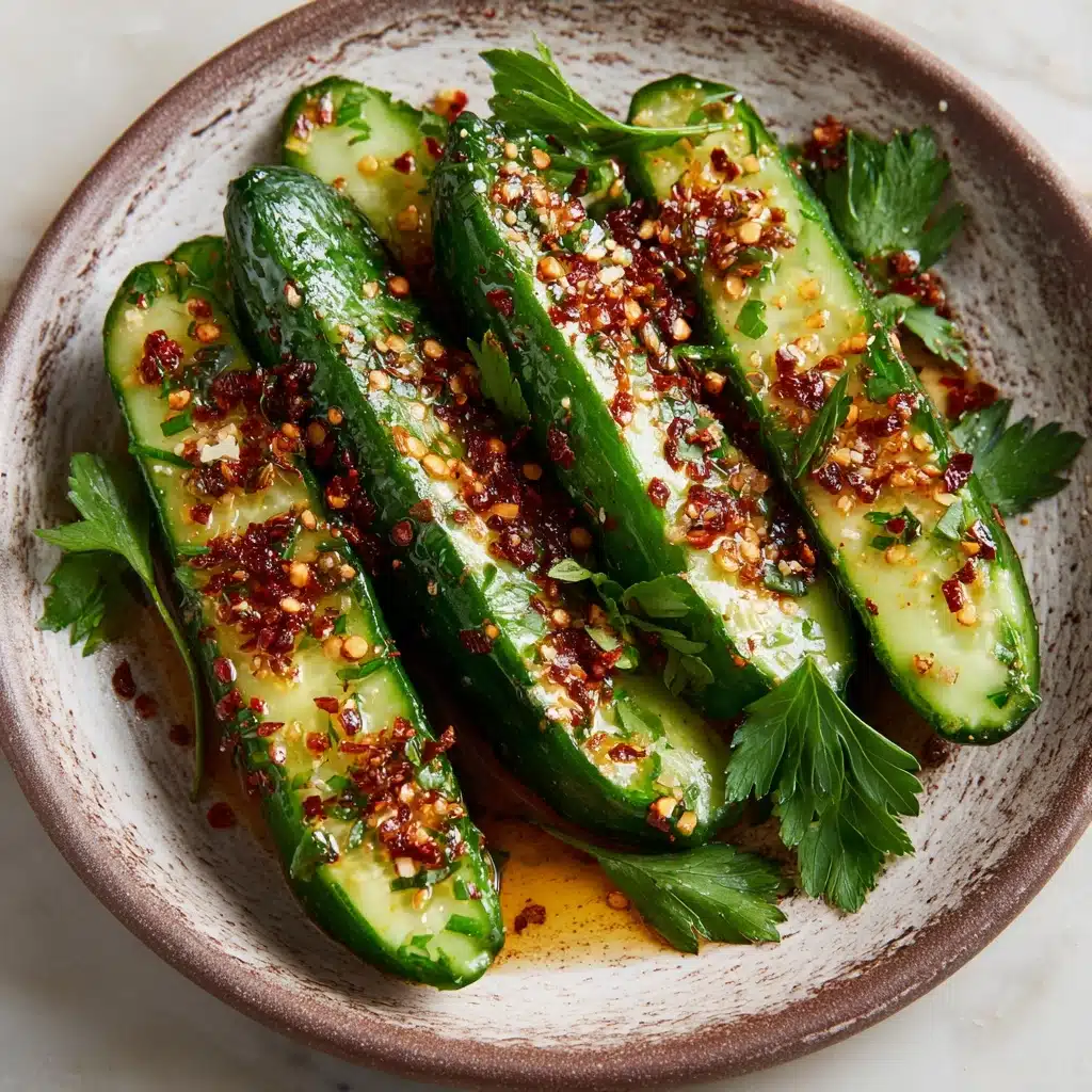 Sumac Cucumbers: A Refreshing and Zesty Side Dish Recipe - Recipe Image