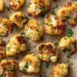 Garlic Butter Roasted Cauliflower Recipe