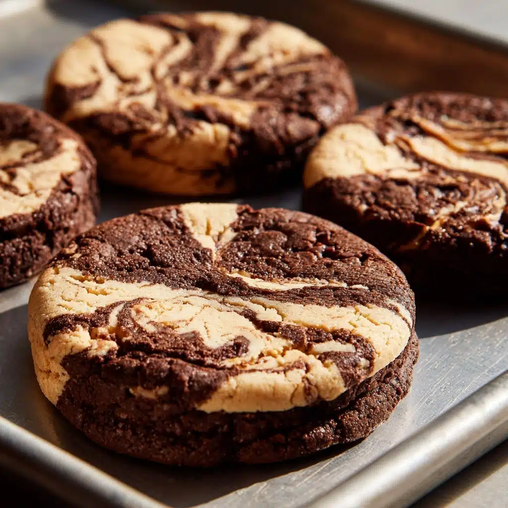 Chocolate Marshmallow Swirl Cookies Recipe - Recipe Image