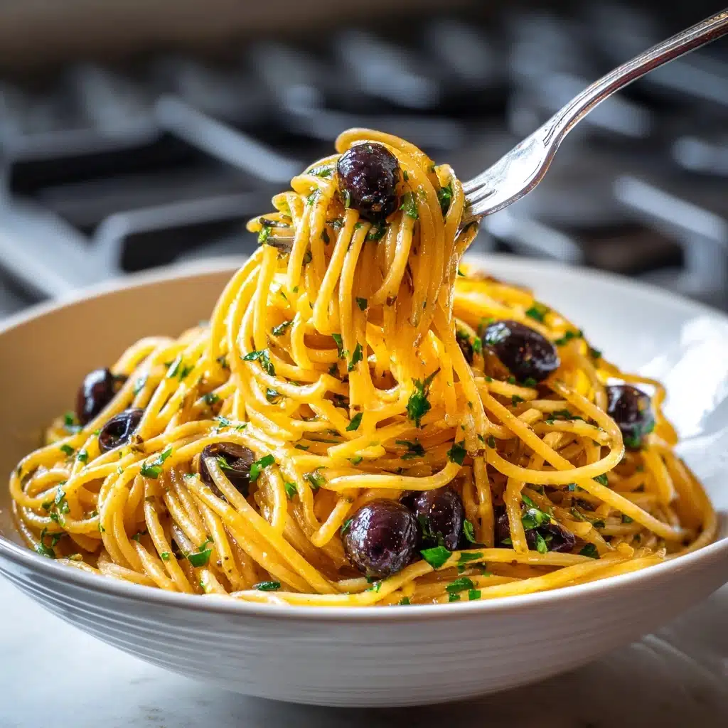 Pasta with Olives Recipe - Recipe Image