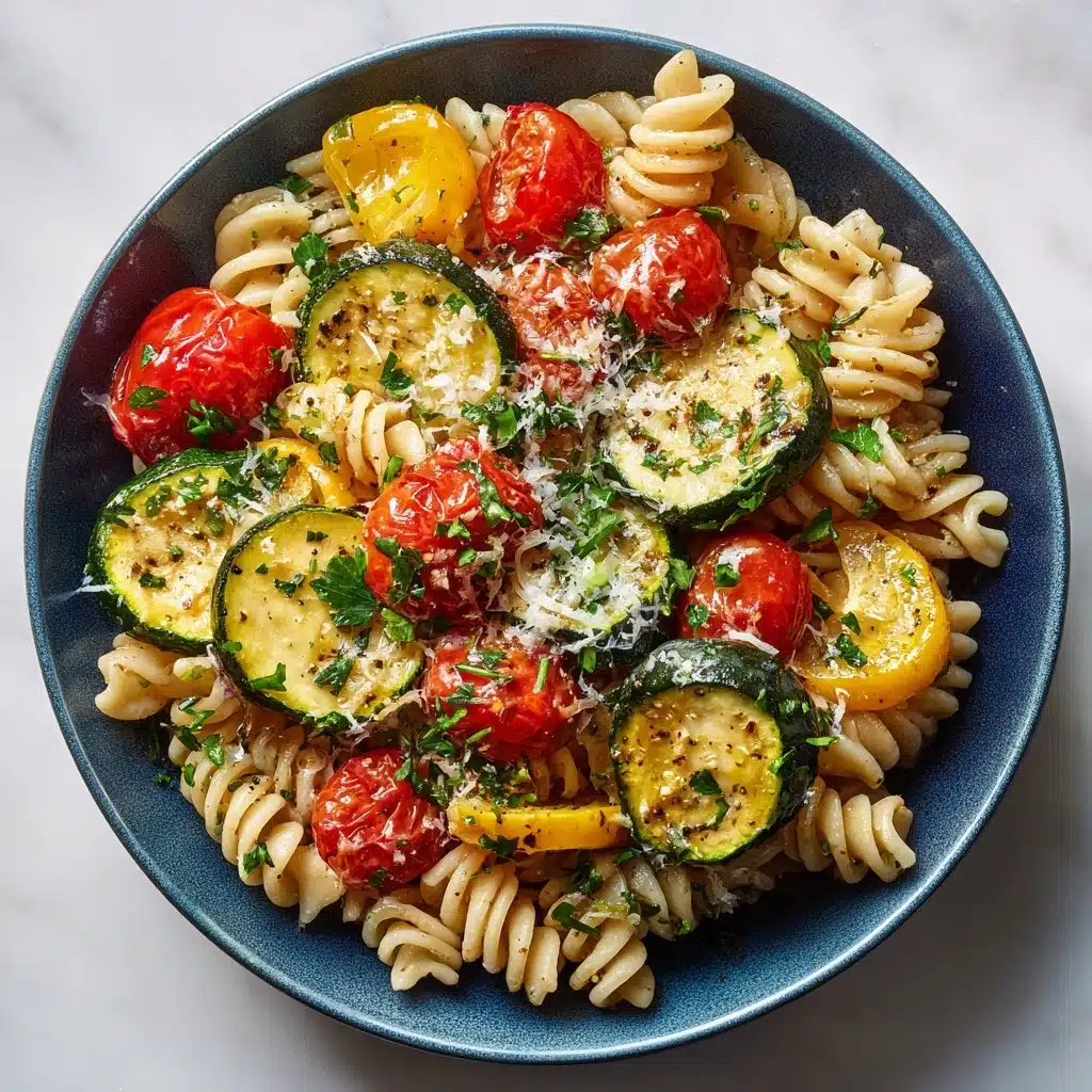 Lemon Butter Pasta & Veggies Recipe - Recipe Image
