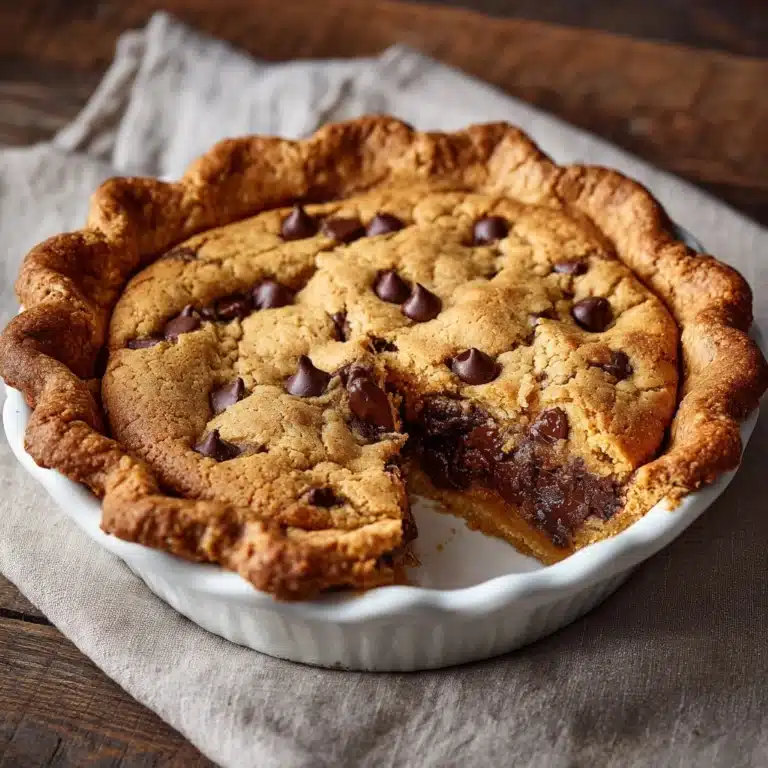 Deep Dish Cookie Pie Recipe