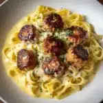 Garlic Butter Meatballs & Parmesan Linguine Dream Recipe