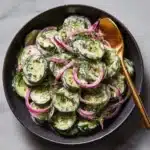 Creamy Cucumber Salad Recipe