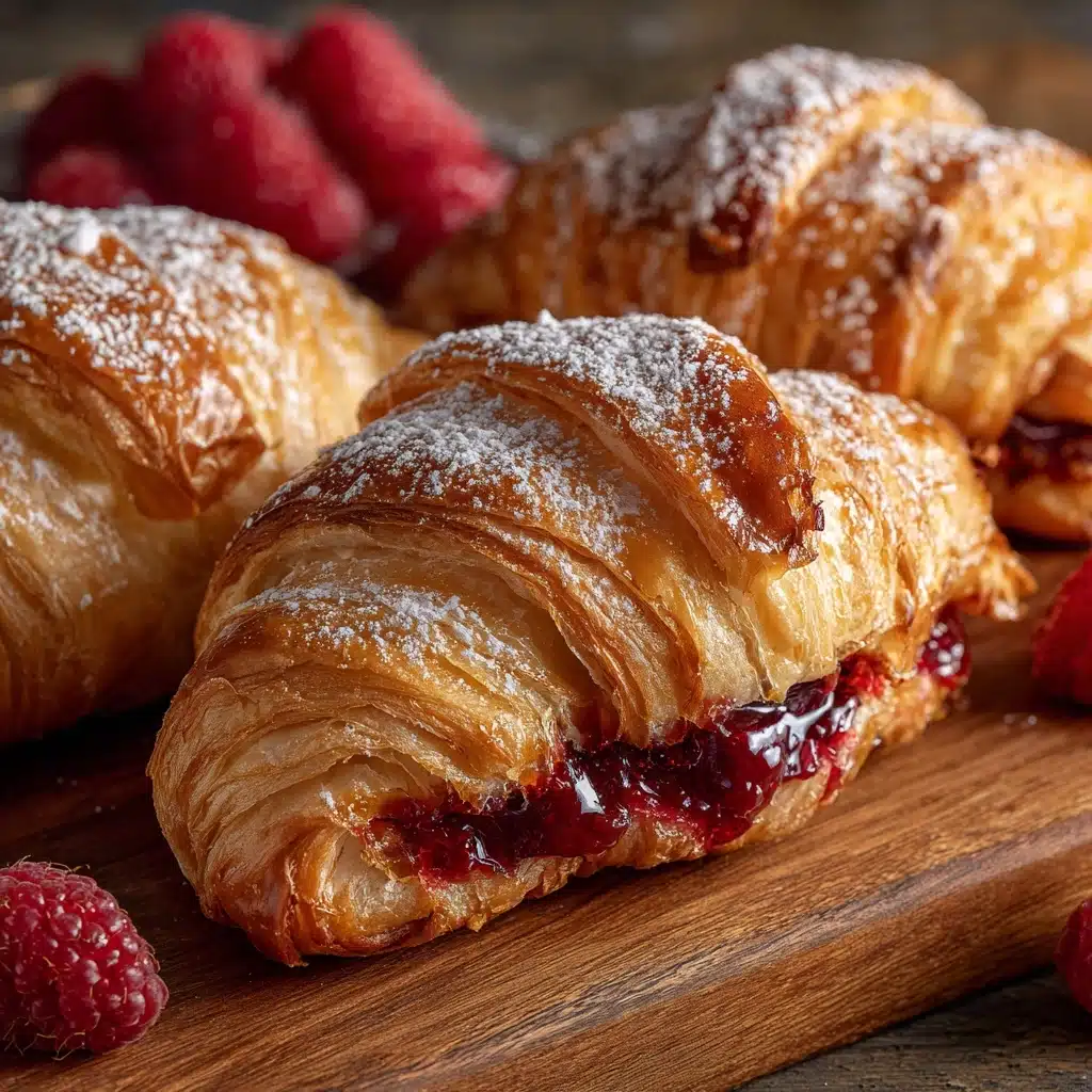 Almond Crescents with Raspberry Jam Recipe - Recipe Image