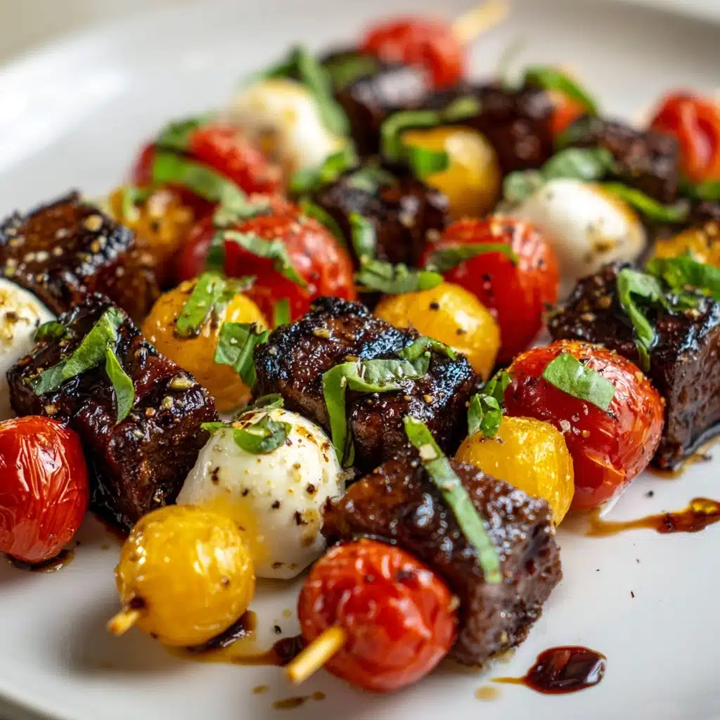 Beef Caprese Skewers Recipe - Recipe Image