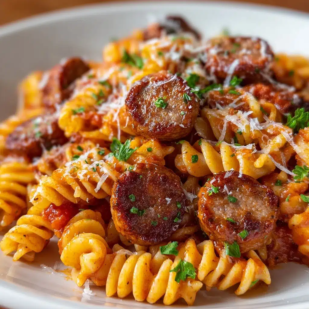 Creamy Smoked Sausage Pasta Recipe - Recipe Image