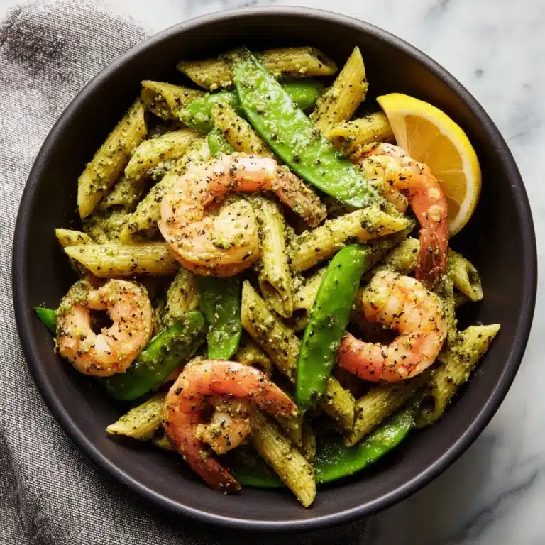 Shrimp Pesto Penne Recipe