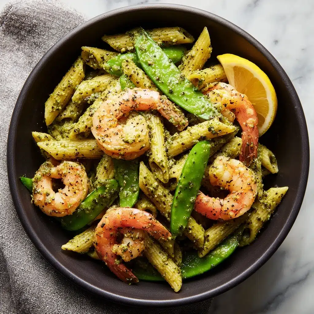 Shrimp Pesto Penne Recipe - Recipe Image