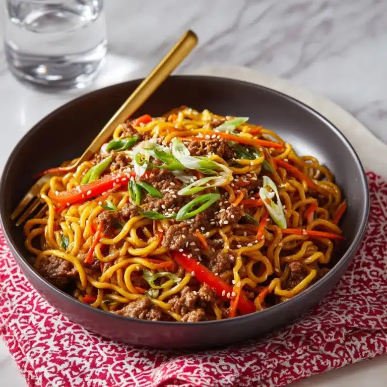 One-Pot Beef Ramen Noodles Recipe