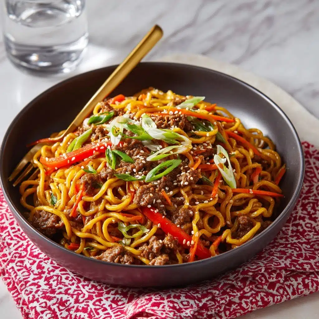 One-Pot Beef Ramen Noodles Recipe - Recipe Image
