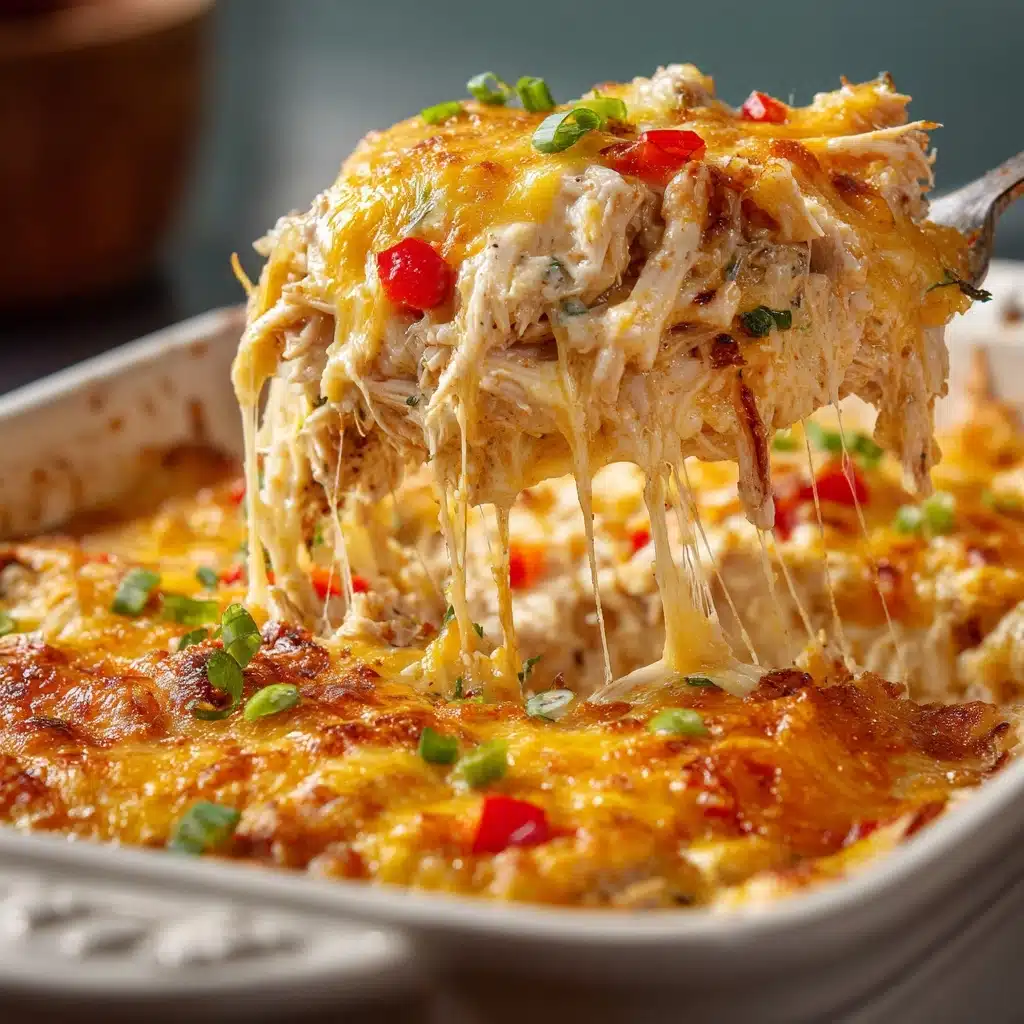 Creamy Chicken Nacho Hashbrown Bake Recipe - Recipe Image