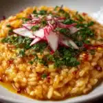 Cheesy Gochujang Risotto Recipe