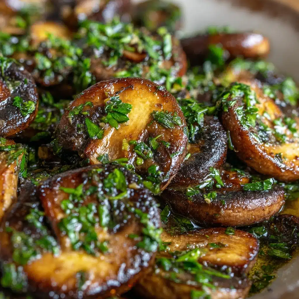 Garlic Butter Grilled Mushrooms Recipe