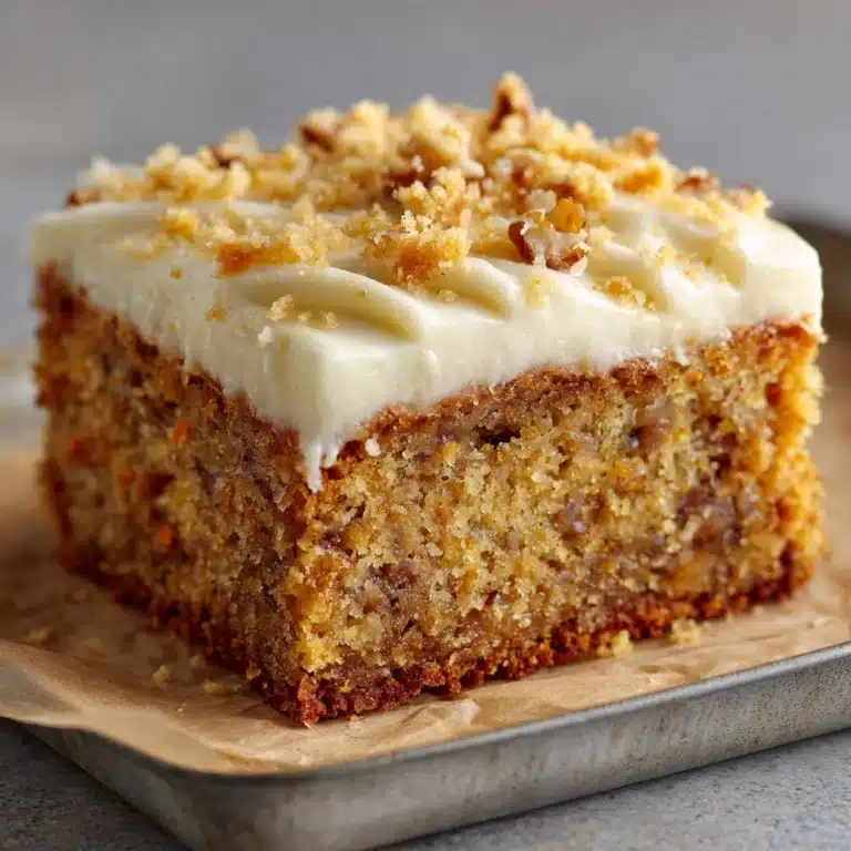 Decadent Carrot Cake Bars with Cream Cheese Frosting Recipe
