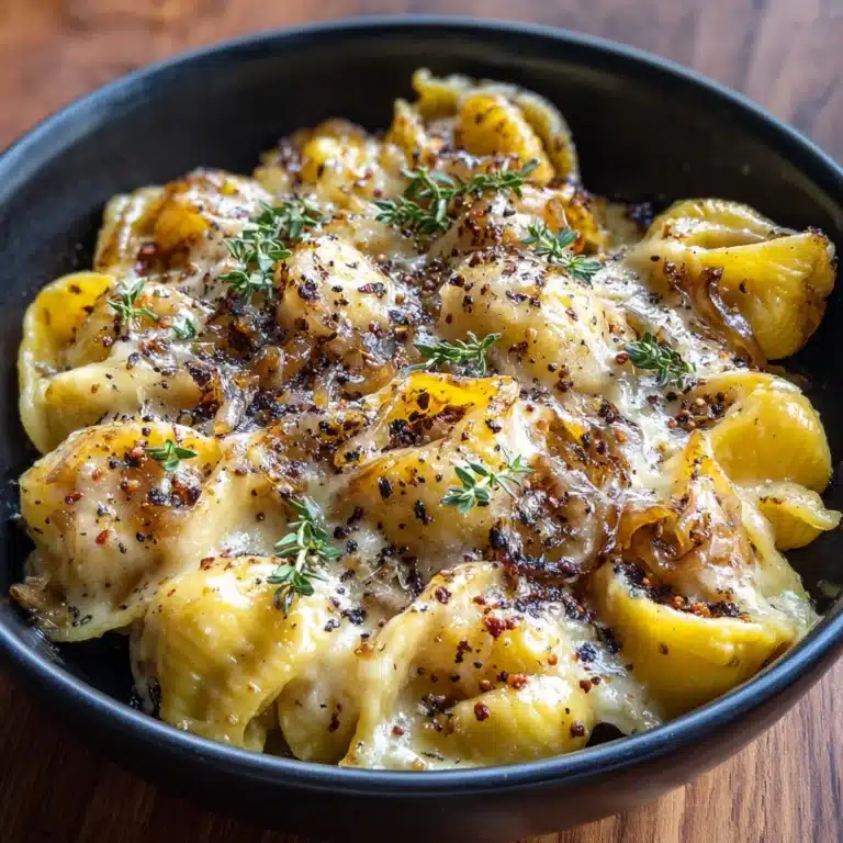 One Pot French Onion Pasta Recipe