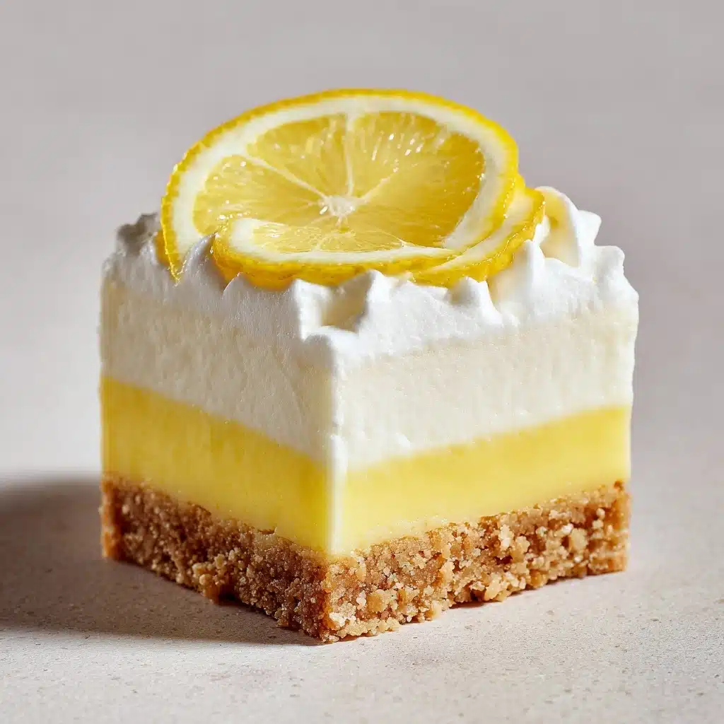 Zesty Lemon Cream Squares: A Cheesecake Delight Recipe - Recipe Image