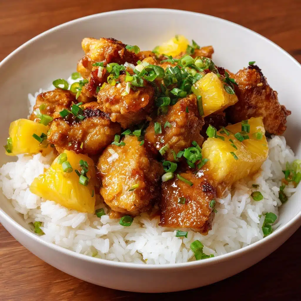 Tropical Pineapple Chicken & Rice Delight: A Flavorful Island-Inspired Meal Recipe - Recipe Image