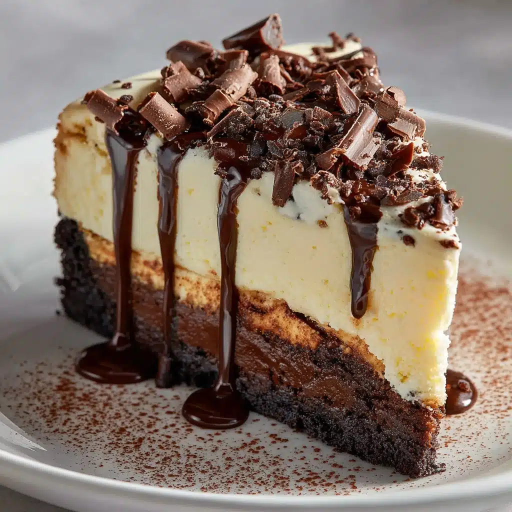 Brownie Bottom Cheesecake Recipe - Recipe Image
