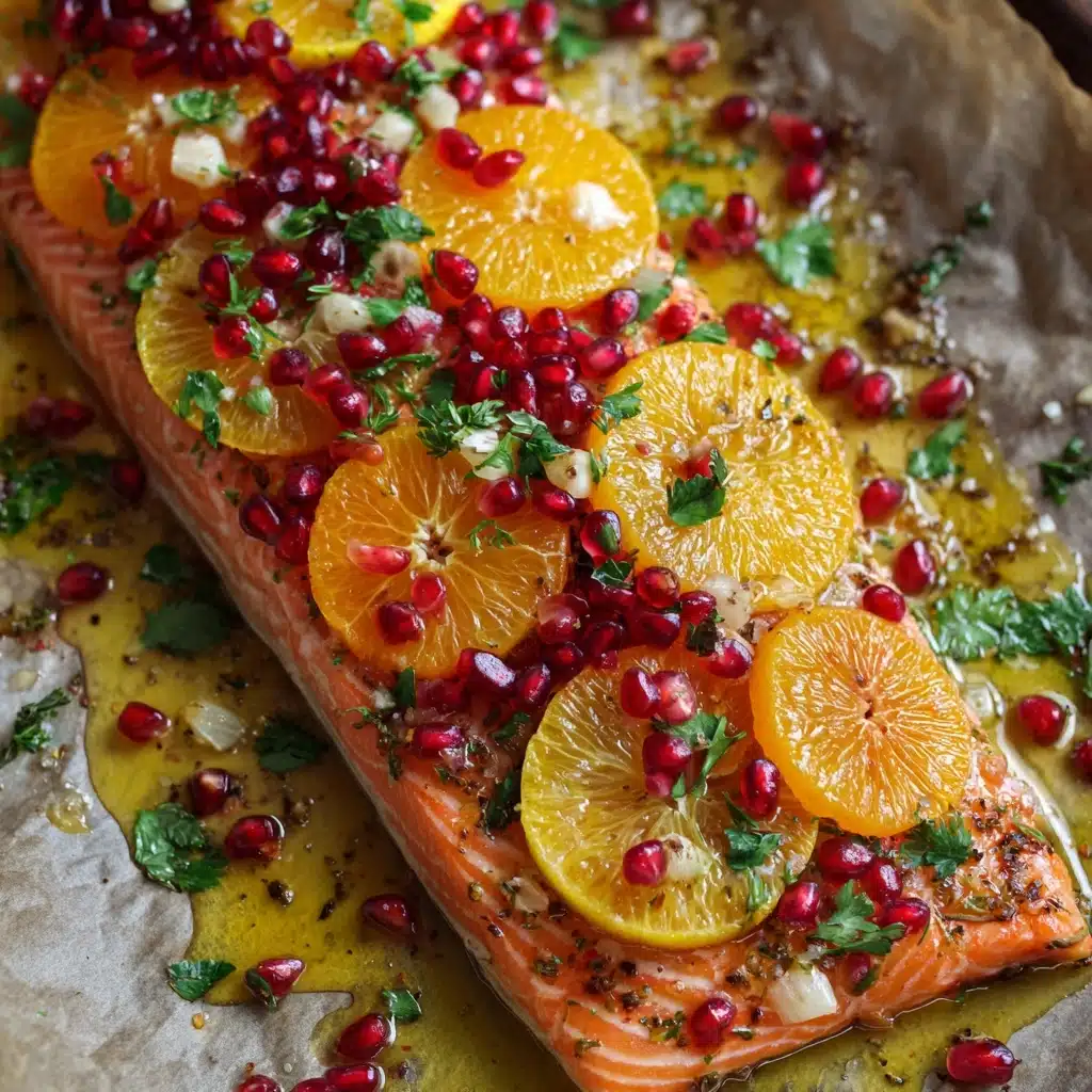 Christmas Baked Salmon Recipe - Recipe Image
