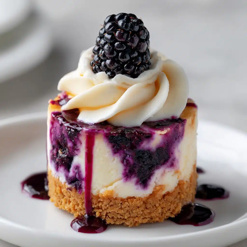 White Chocolate Blueberry Cheesecake Cupcakes Recipe - Recipe Image