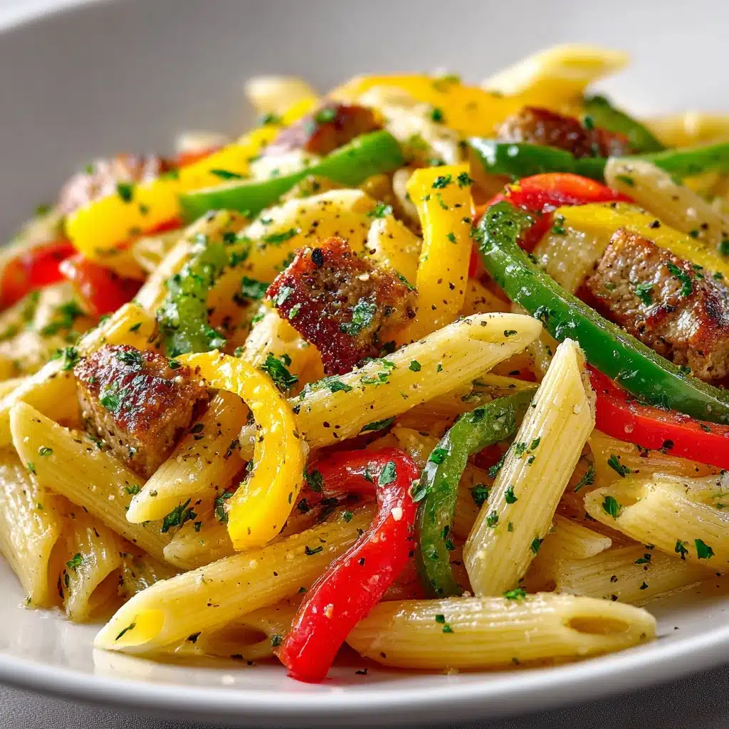 Creamy Rasta Pasta Recipe - Recipe Image