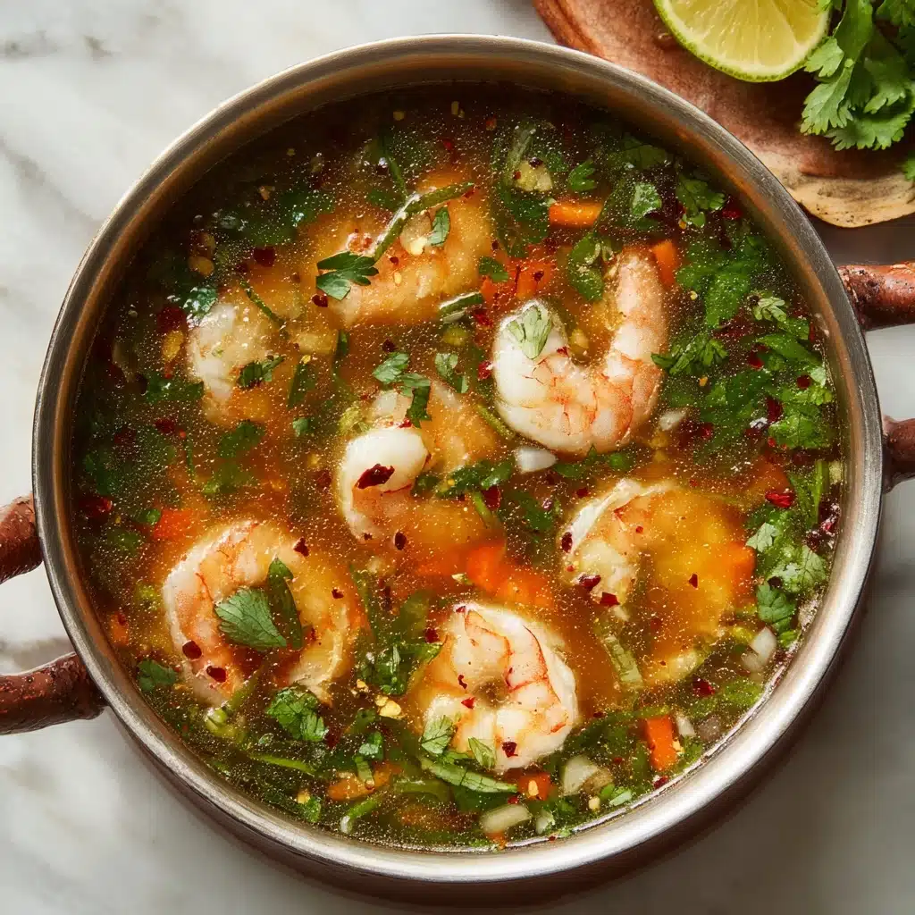 Quick and Spicy Shrimp Soup Recipe - Recipe Image