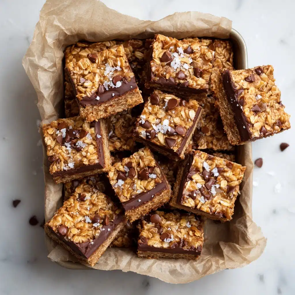 Healthy Chocolate Chip Oatmeal Bars Recipe - Recipe Image