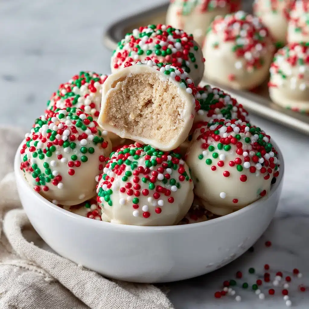 Christmas Sugar Cookie Truffles Recipe - Recipe Image