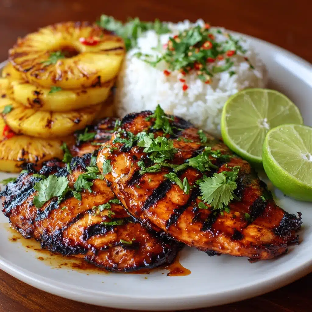 Grilled Aloha Chicken and Pineapple Recipe - Recipe Image