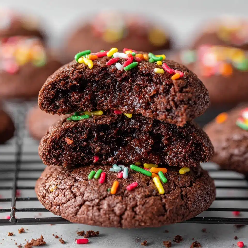 Fudgy Cosmic Brownie Cookies Recipe - Recipe Image