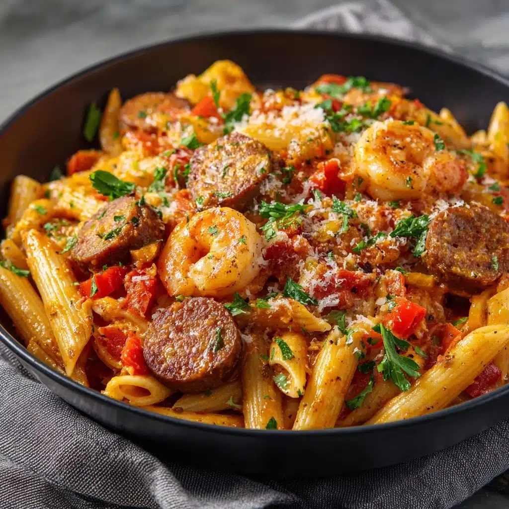 Cajun Shrimp and Sausage Pasta Recipe - Recipe Image
