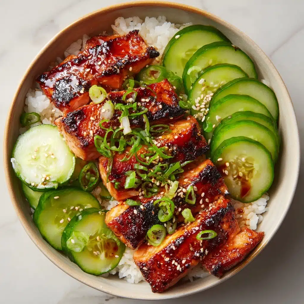 Spicy Salmon Bowls with Coconut Rice Recipe - Recipe Image
