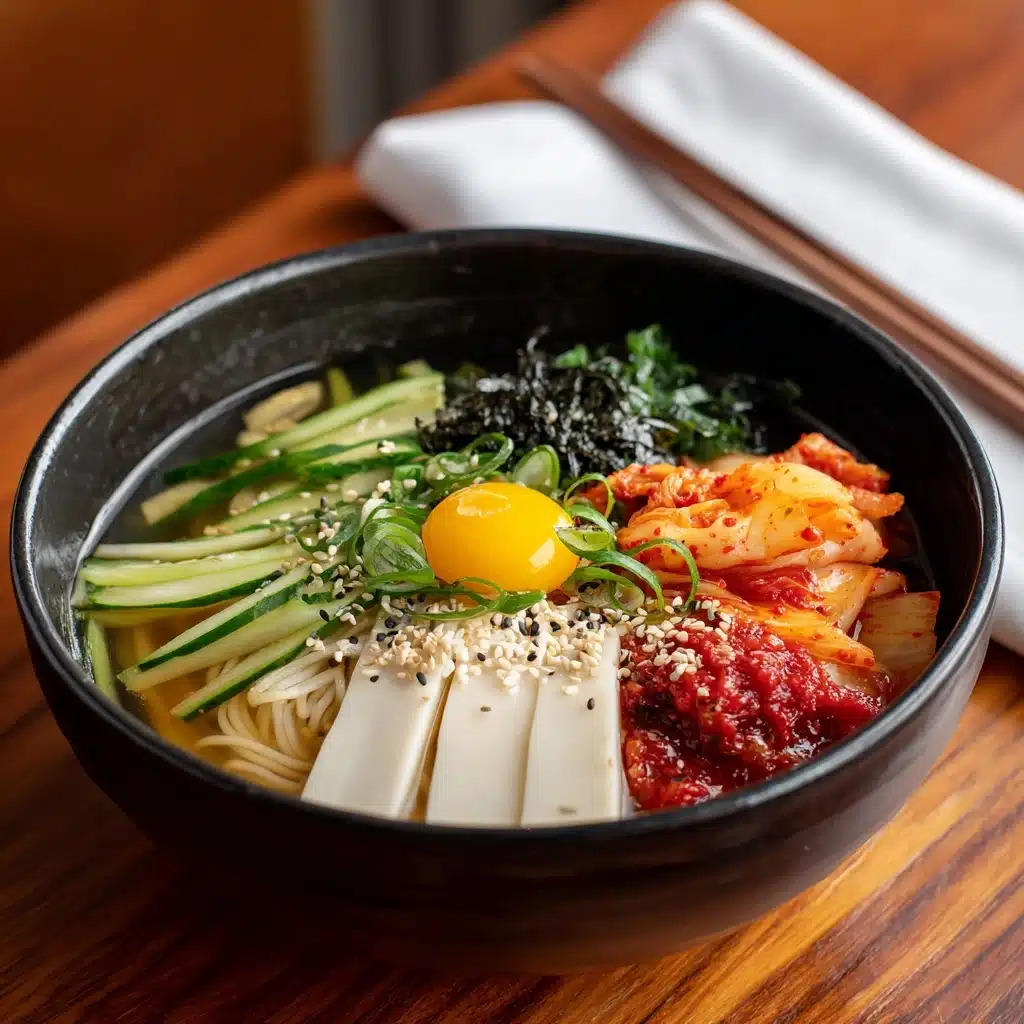 Naengmyeon (Korean Cold Noodles) Recipe - Recipe Image