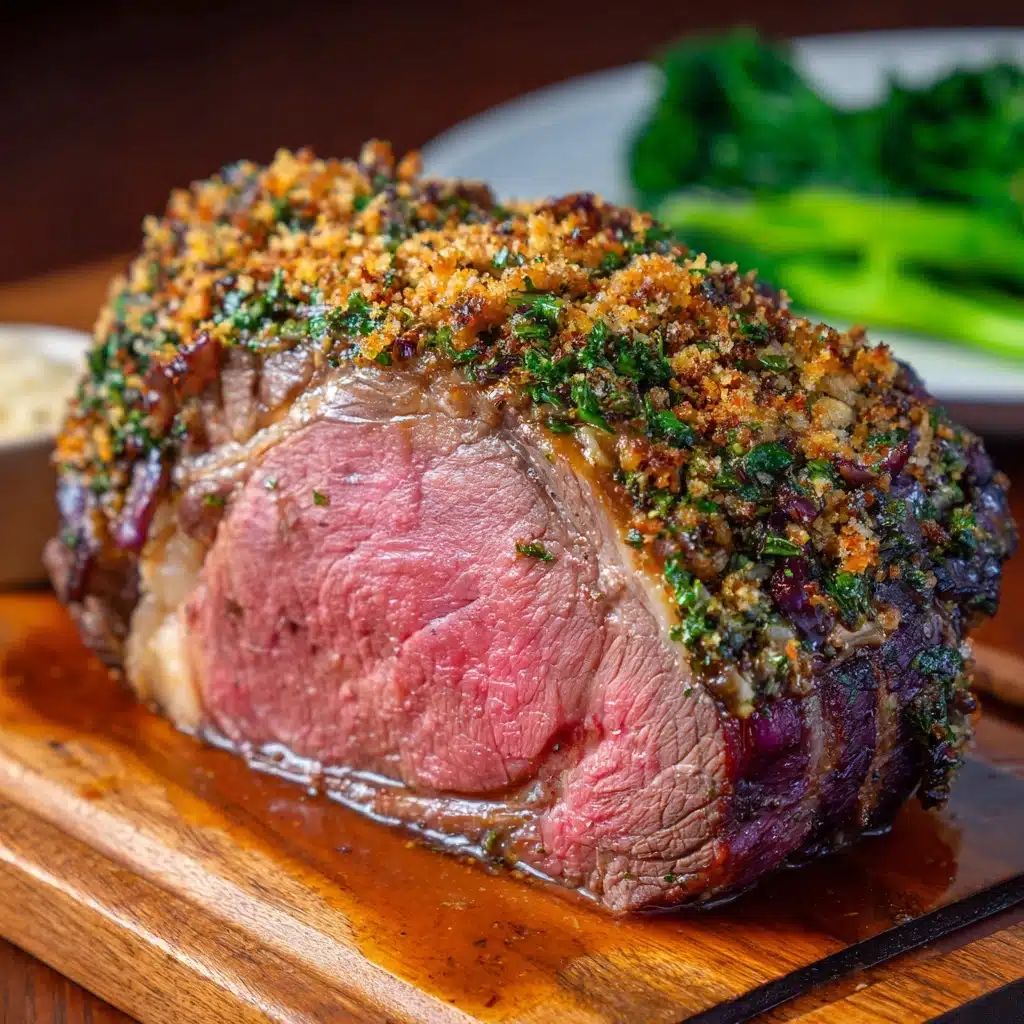 Herb-Stuffed Leg of Lamb Recipe - Recipe Image