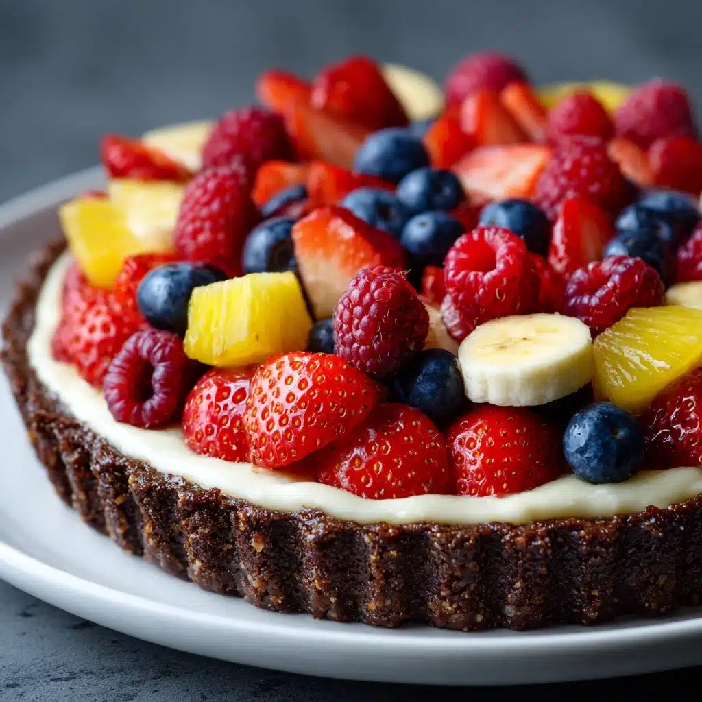 Brownie Fruit Pizza Recipe - Recipe Image