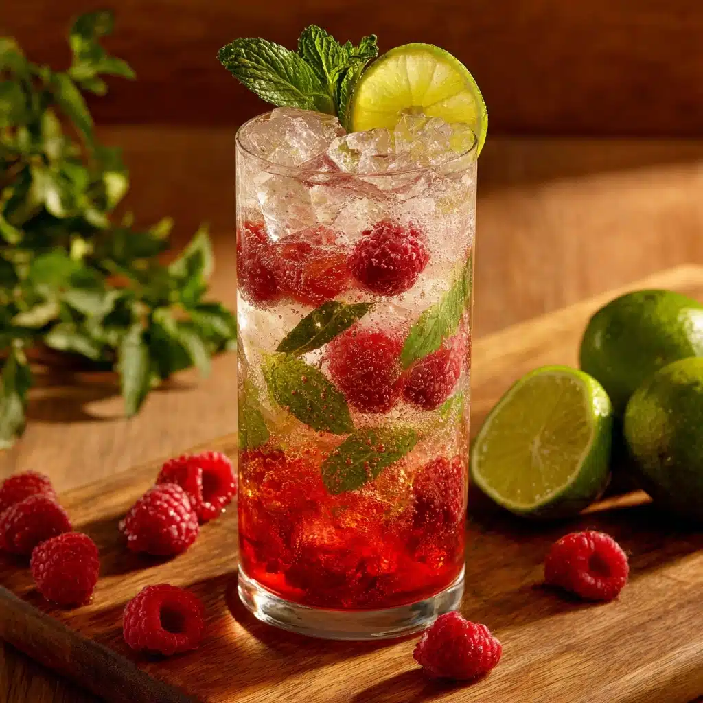 Raspberry Lime Fizz Recipe - Recipe Image