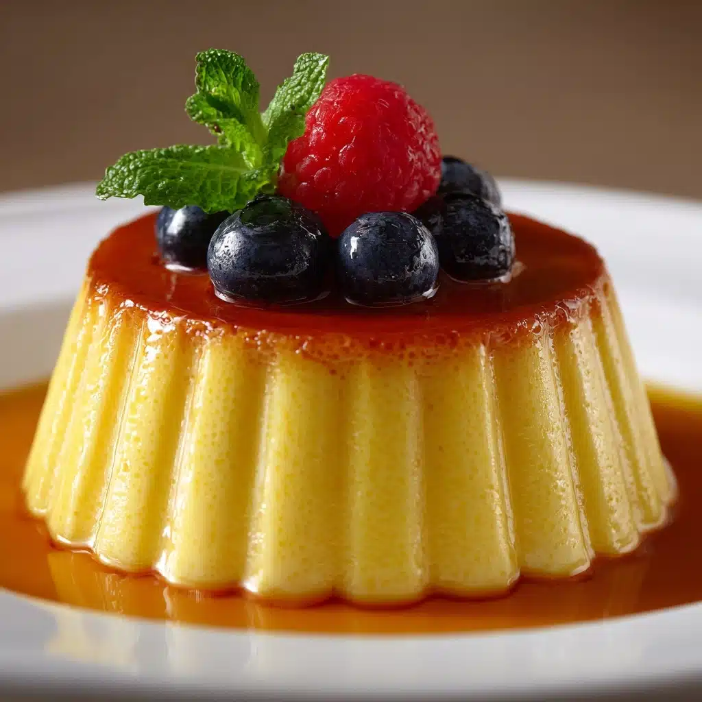 Easy and Delicious Flan Recipe - Recipe Image